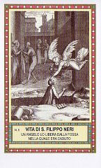 93-65 S. San FILIPPO NERI UN ANGELO LO LIBERA DALLA FOSSA